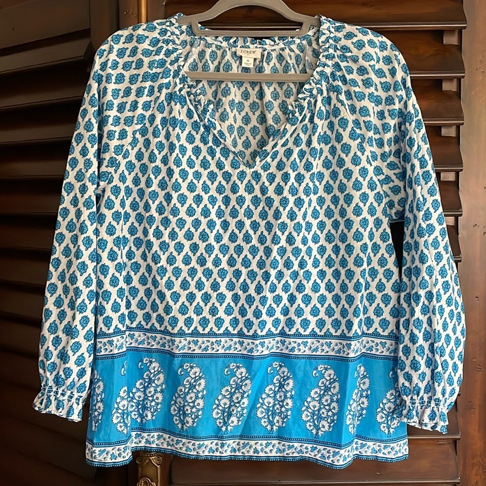 J Crew Size 2 Cotton Top EUC